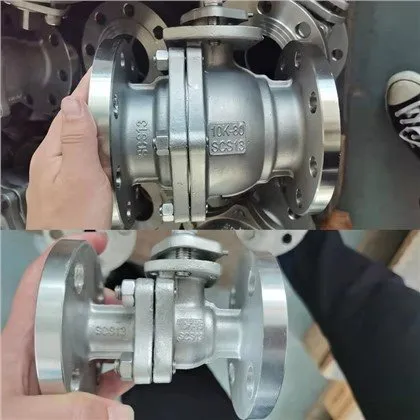 Ss Flanġ Valv tal-ballun